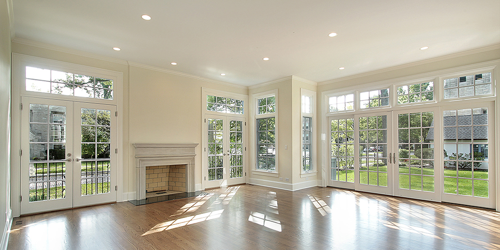 Newly installed impact windows