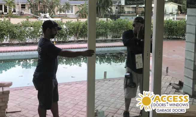 Boca Raton Impact Door Installation