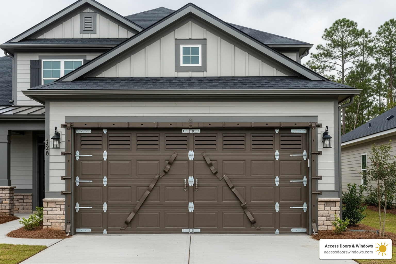 how to tell if garage door is hurricane rated