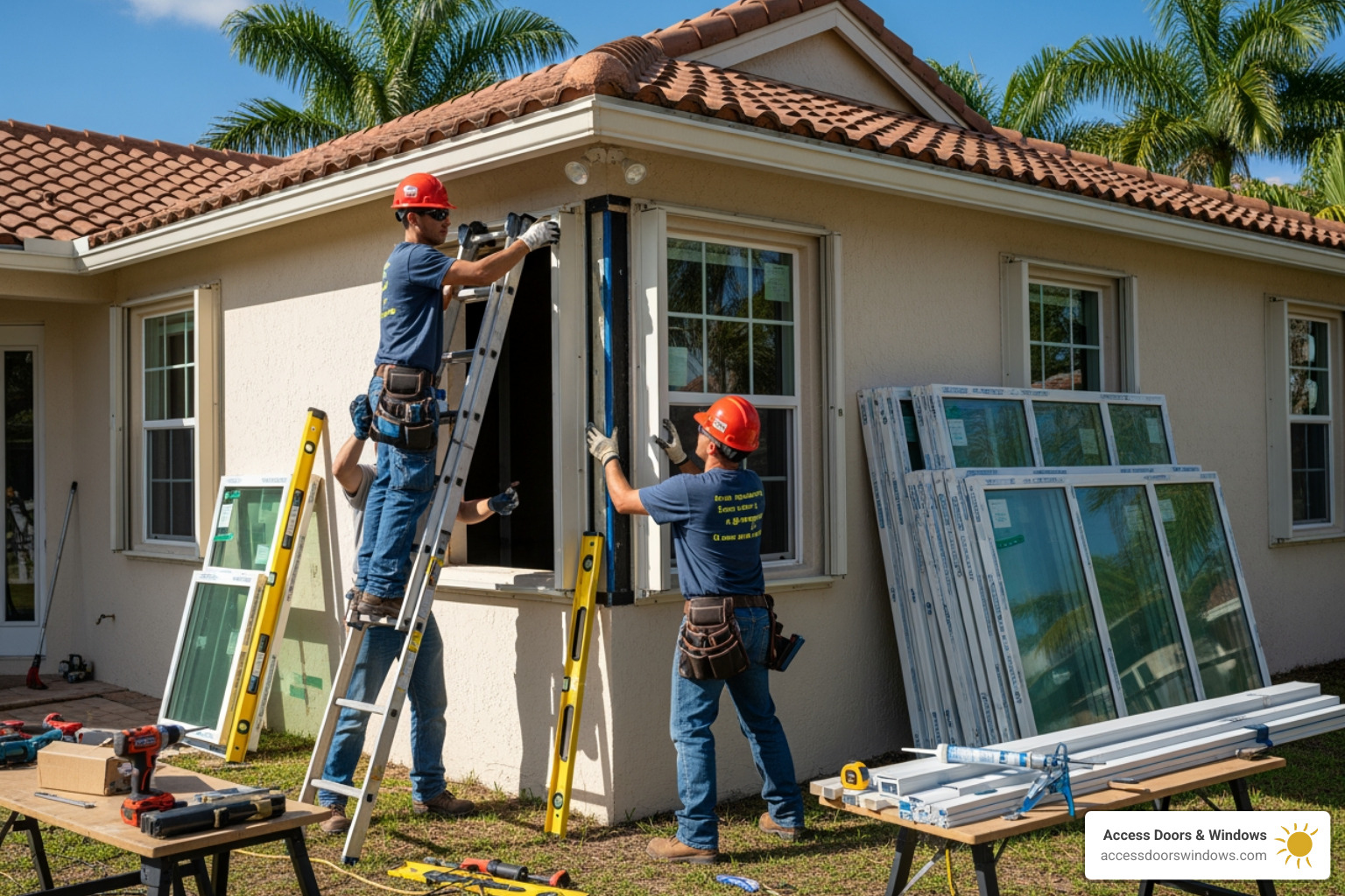 how long does it take to install hurricane impact windows