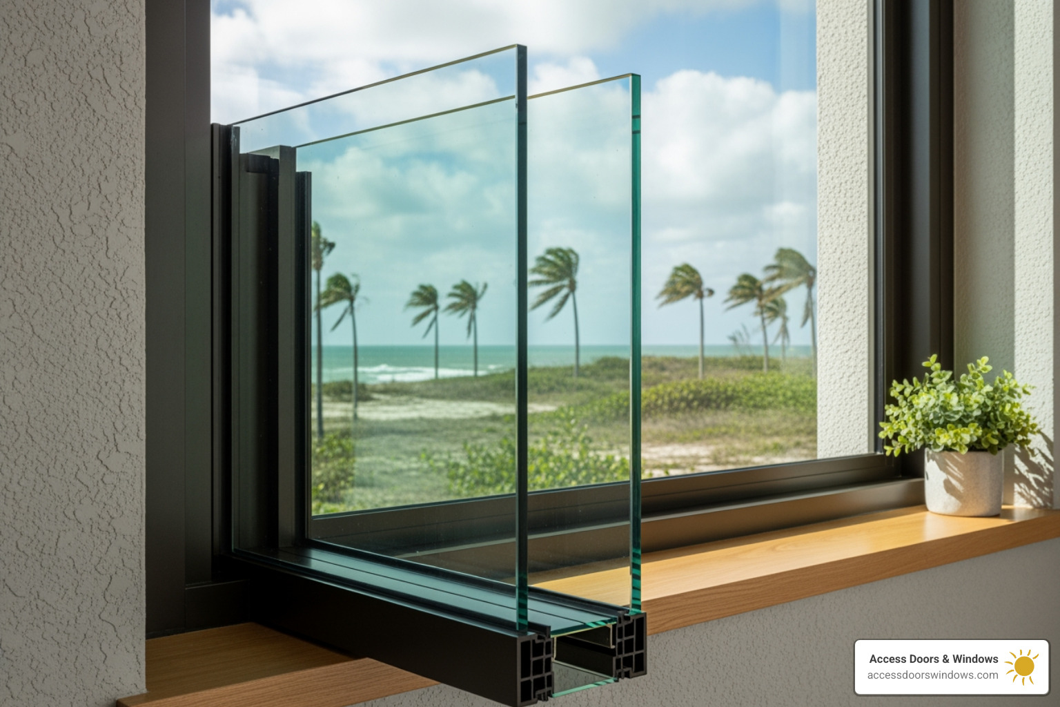 Impact window installation