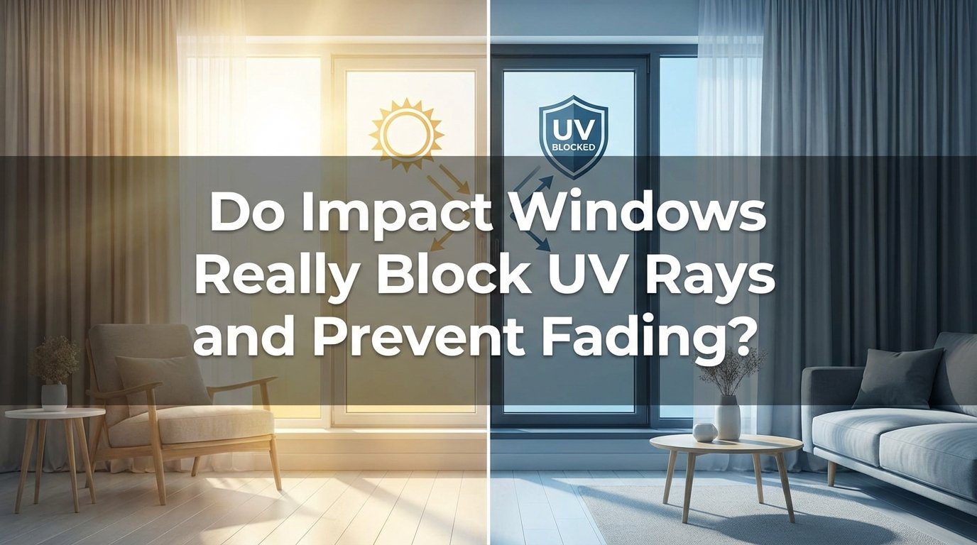 Do Impact Windows Really Block UV Rays and Prevent Fading?