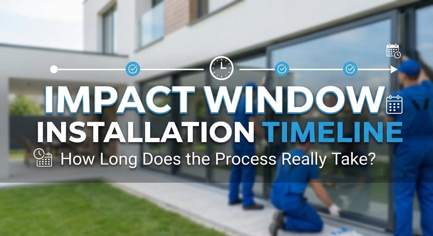 Impact Window Installation Timeline: How Long Does the Process Really Take?