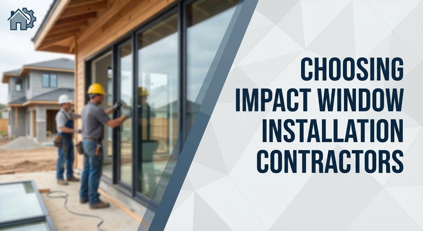 Choosing Impact Window Installation Contractors