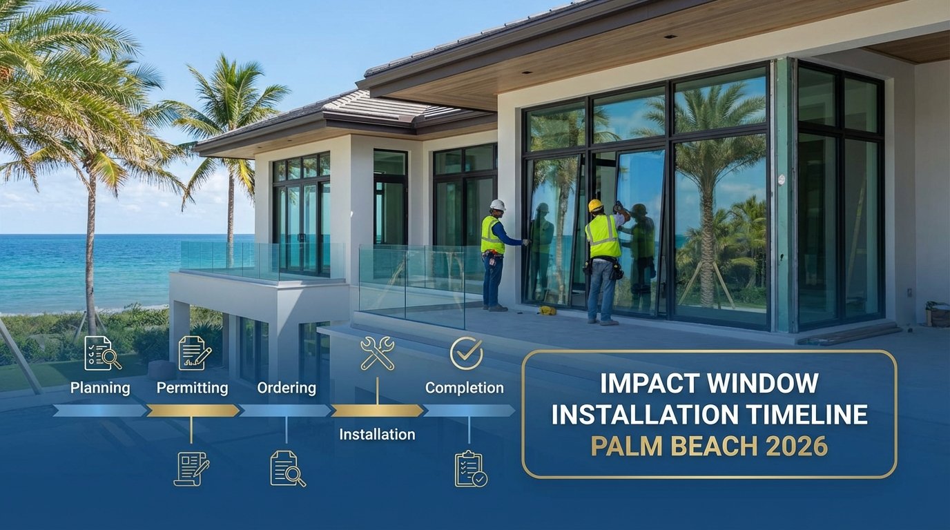 Impact Window Installation Timeline Palm Beach 2026