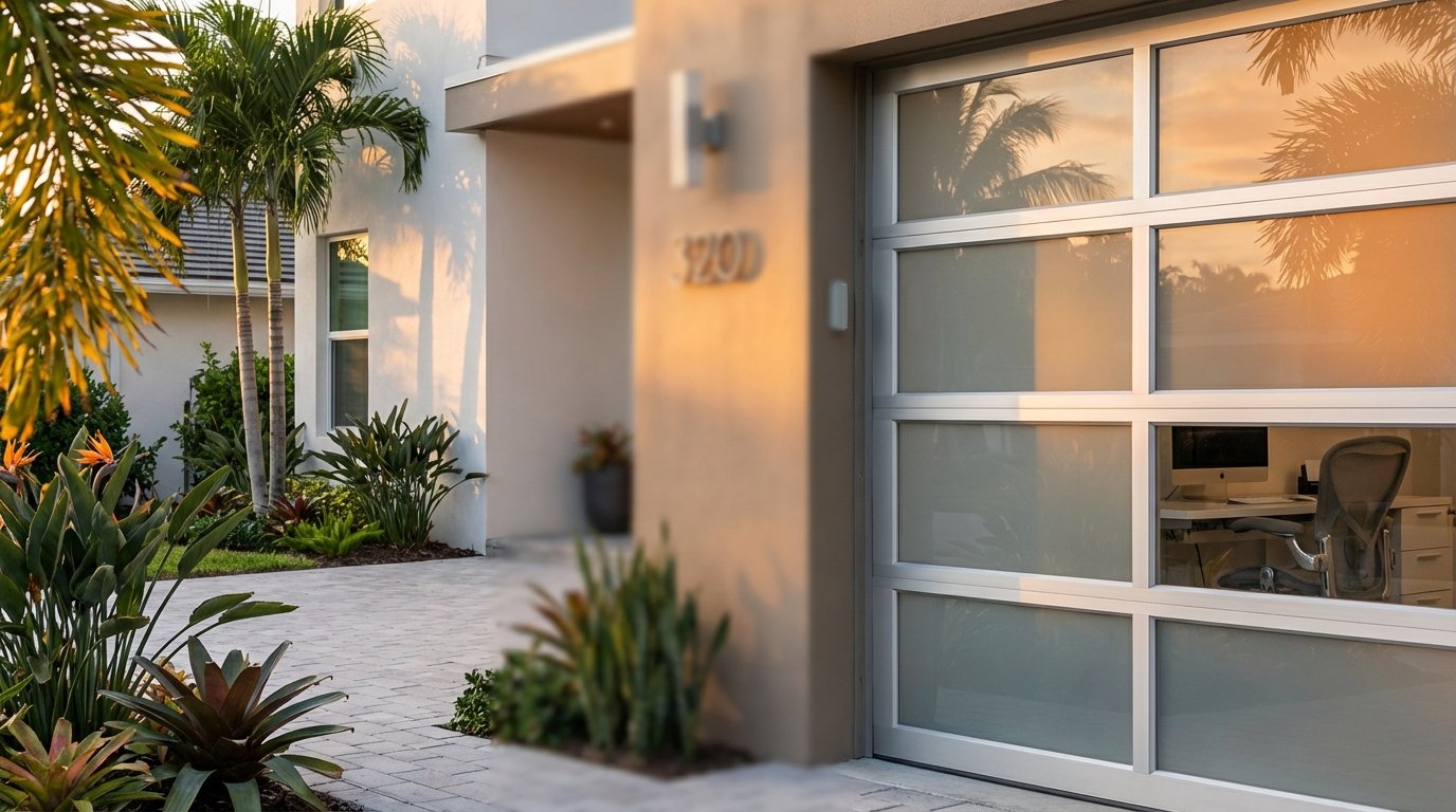 Glass Garage Doors for South Florida Homes and Businesses
