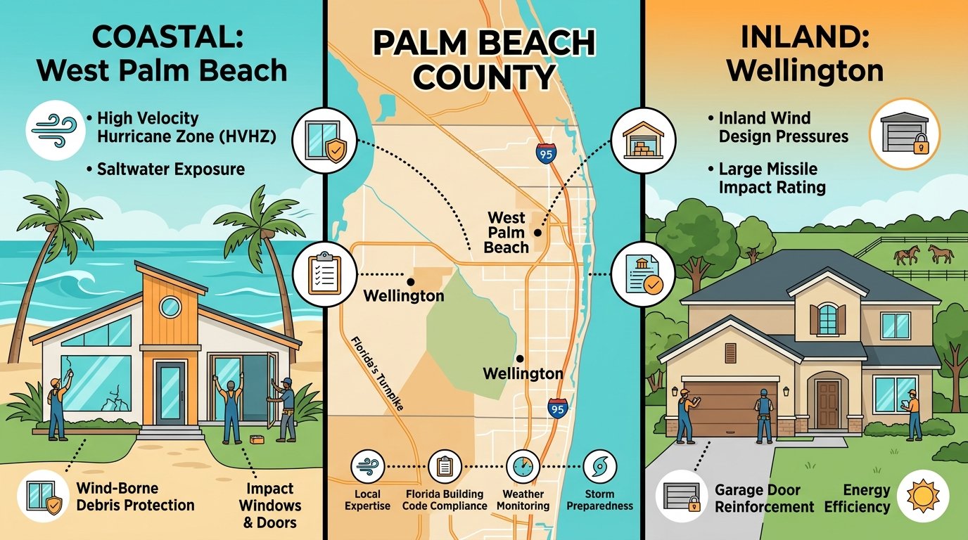 The Local Advantage in Palm Beach County Impact Window Installation