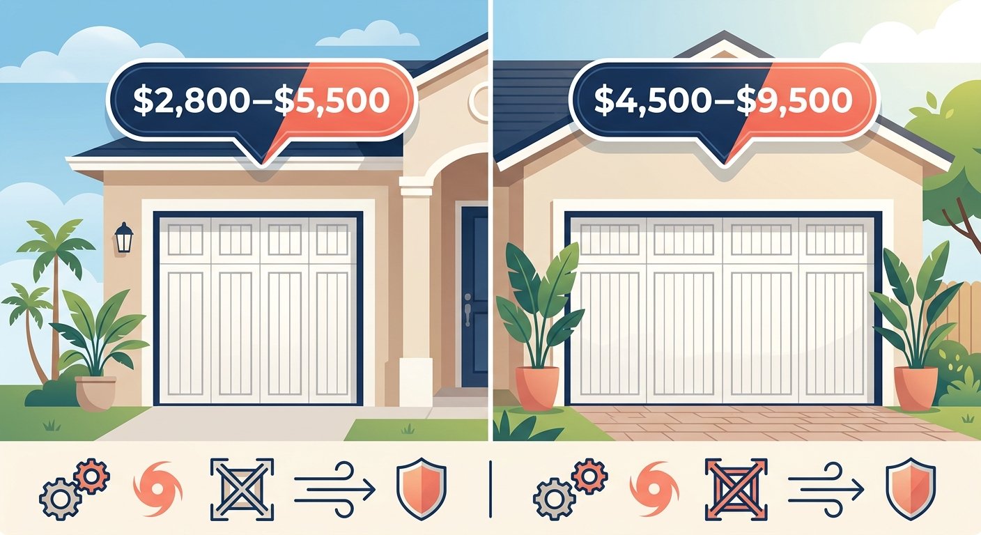 What Does Impact Garage Door Installation Cost in South Florida?