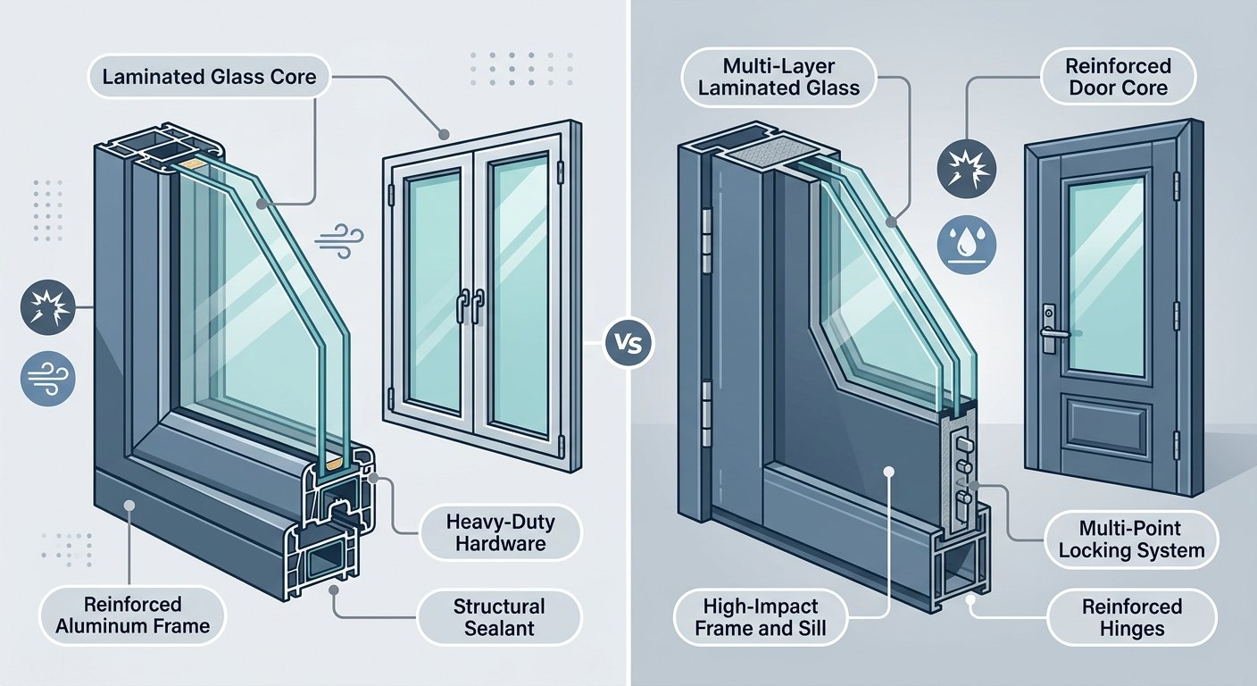 What Makes Impact Windows and Doors Different Products