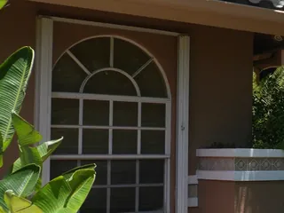 Arched impact window on a home we installed